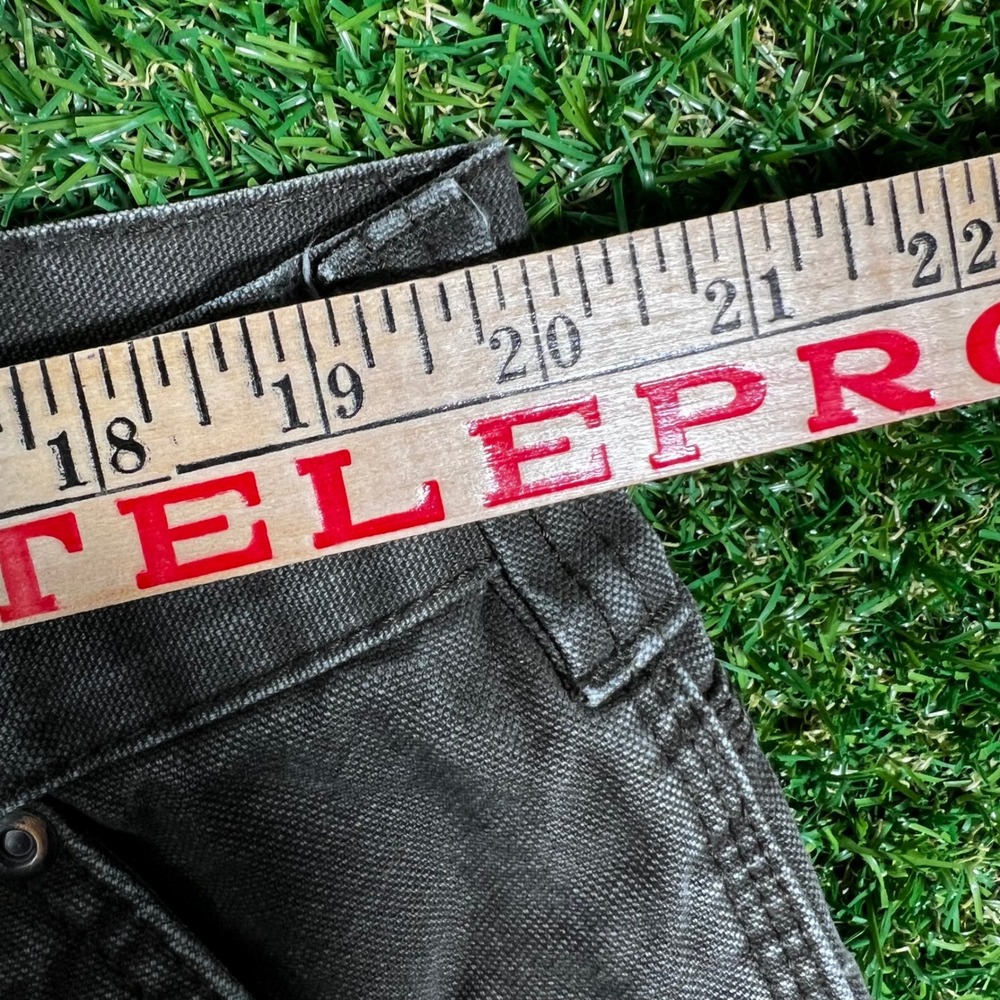 Red Head Brand Co Mens 42 Carpenter Shorts Faded Black Canvas Utility Workwear - Picture 5 of 5
